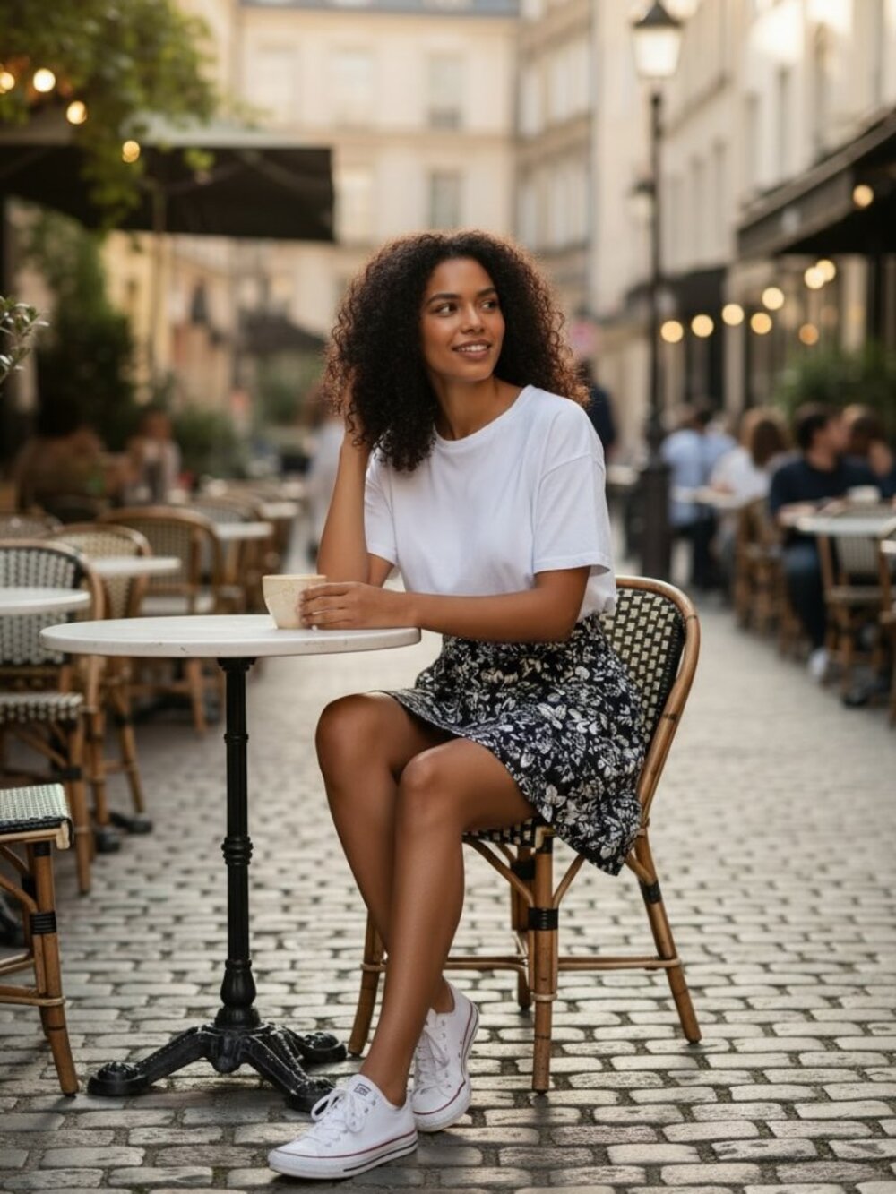 Westport Black & White Floral Skort – Size XL - Picture 7 of 8